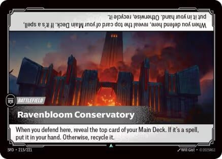 Image for Ravenbloom Conservatory (215/221) (Spiritforged) - Riftbound: League of Legends Trading Card Game