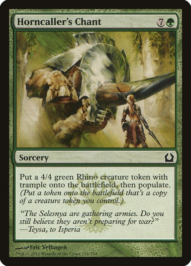 Image for Horncaller's Chant (128) (Return to Ravnica) - Magic: The Gathering