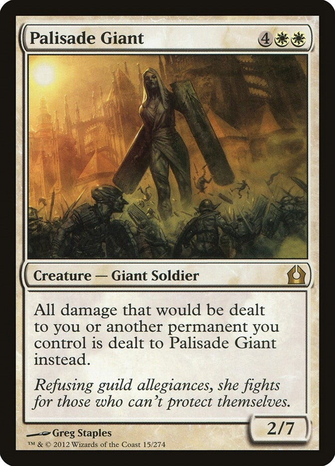 Image for Palisade Giant (15) (Return to Ravnica) - Magic: The Gathering