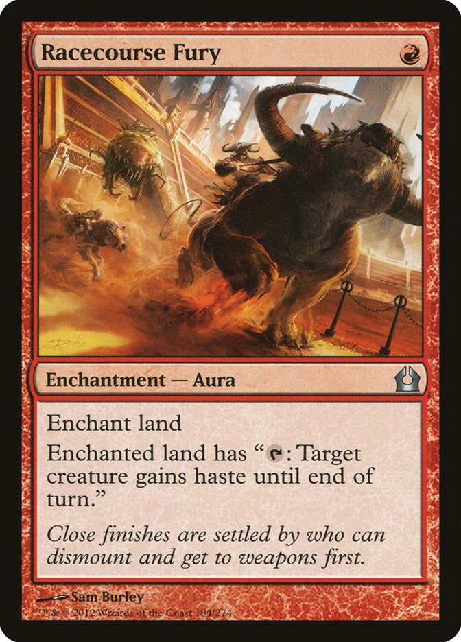 Image for Racecourse Fury (104) (Return to Ravnica) - Magic: The Gathering