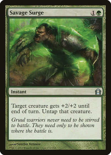 Image for Savage Surge (133) (Return to Ravnica) - Magic: The Gathering