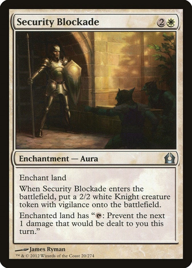 Image for Security Blockade (20) (Return to Ravnica) - Magic: The Gathering