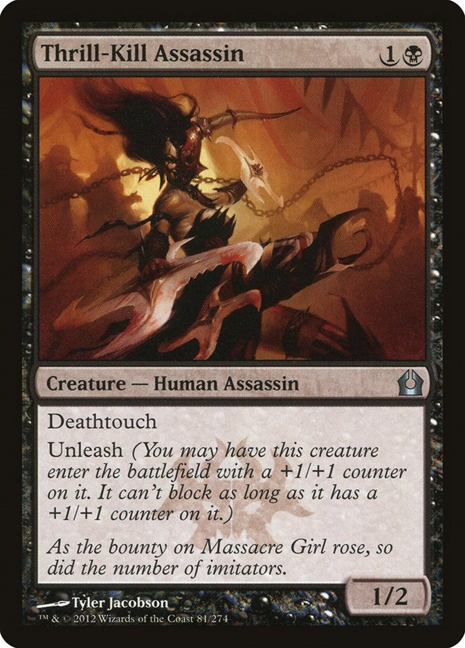 Image for Thrill-Kill Assassin (81) (Return to Ravnica) - Magic: The Gathering