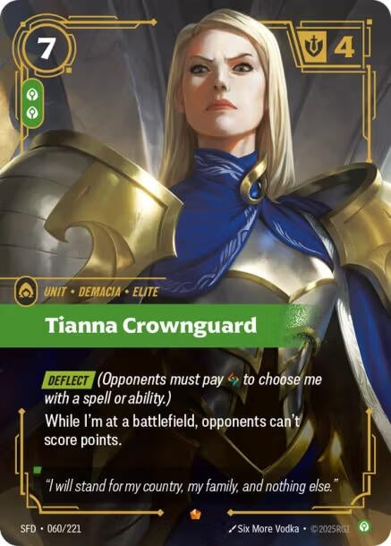 Image for Tianna Crownguard (060/221) (Spiritforged) - Riftbound: League of Legends Trading Card Game