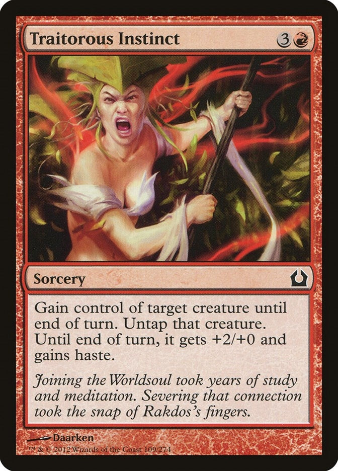 Image for Traitorous Instinct (109) (Return to Ravnica) - Magic: The Gathering