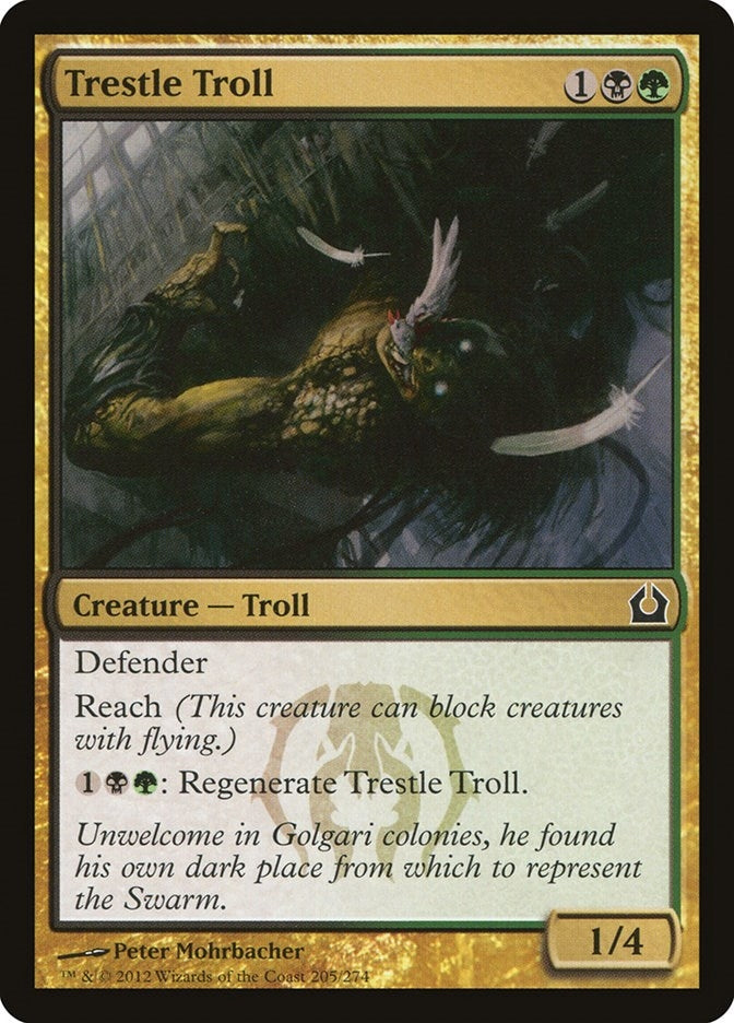 Image for Trestle Troll (205) (Return to Ravnica) - Magic: The Gathering