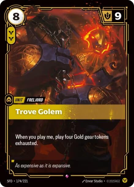 Image for Trove Golem (174/221) (Spiritforged) - Riftbound: League of Legends Trading Card Game