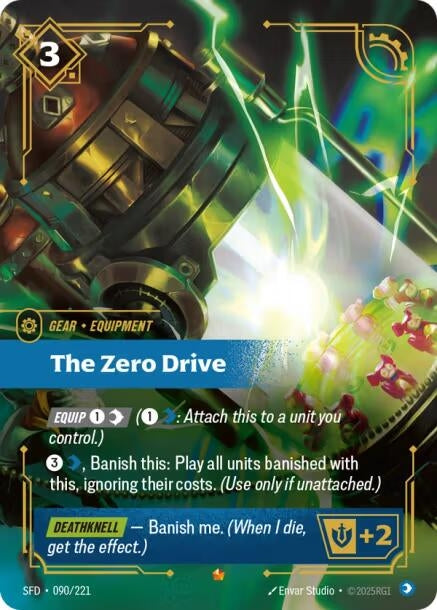 Image for The Zero Drive (090/221) (Spiritforged) - Riftbound: League of Legends Trading Card Game