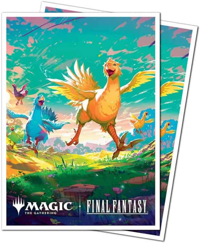 Ultra Pro: Magic the Gathering - FINAL FANTASY 105ct Apex Deck Protector sleeves for MtG - Chocobo