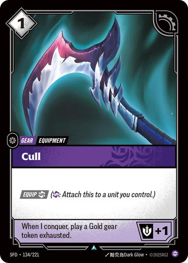Image for Cull (134/221) (Spiritforged) - Riftbound: League of Legends Trading Card Game