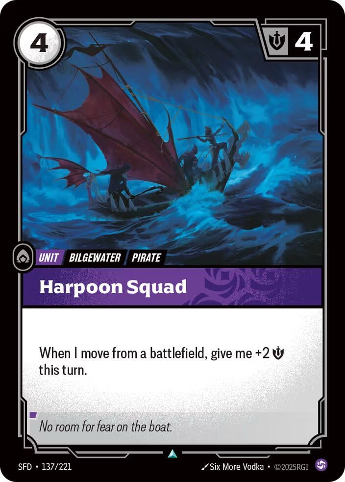 Harpoon Squad (137/221) (Spiritforged) Card Masters Harpoon Squad (137/221) (Spiritforged) Card Masters