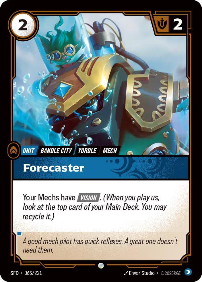Image for Forecaster (065/221) (Spiritforged) - Riftbound: League of Legends Trading Card Game
