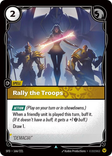 Image for Rally the Troops (166/221) (Spiritforged) - Riftbound: League of Legends Trading Card Game