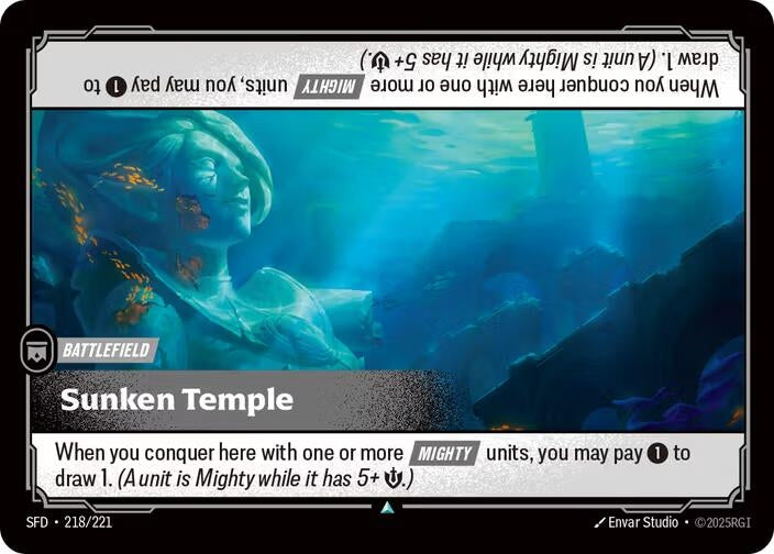 Image for Sunken Temple (218/221) (Spiritforged) - Riftbound: League of Legends Trading Card Game