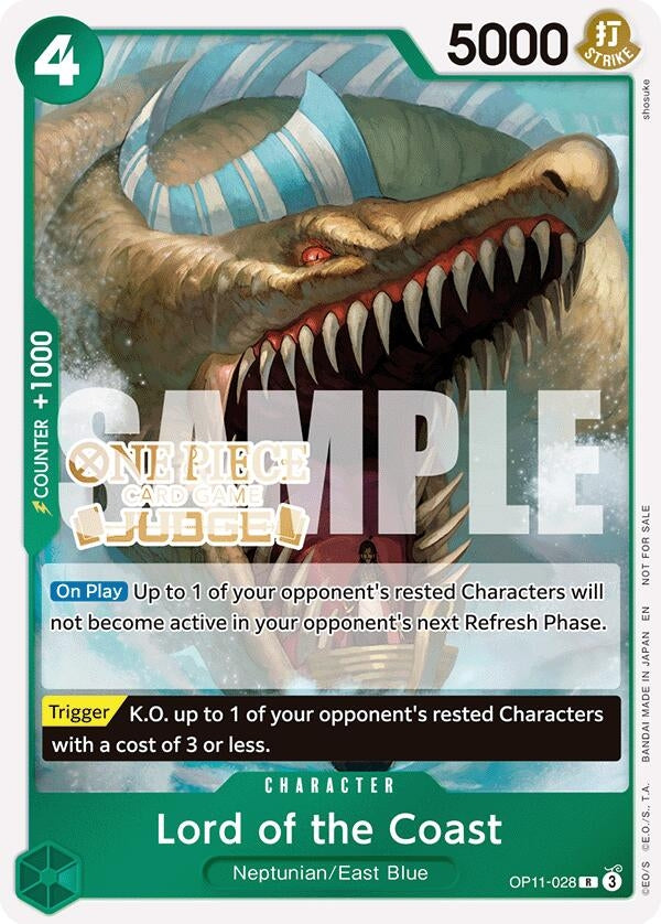 Lord of the Coast (Judge Pack Vol. 7) (OP11-028) (One Piece Promotion Cards)