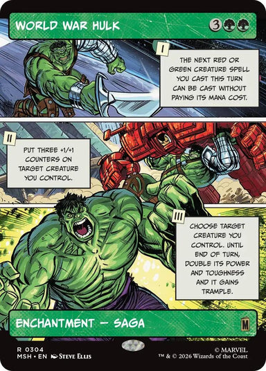 Image for World War Hulk (Borderless) (304) (Marvel Super Heroes) - Magic: The Gathering