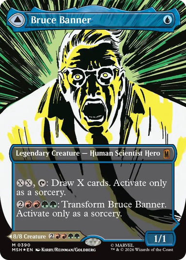 Image for Bruce Banner (Borderless) (390) (Marvel Super Heroes) - Magic: The Gathering