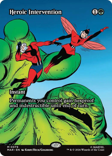 Image for Heroic Intervention (0079) (Borderless) (79) (Marvel Universe Eternal-Legal) - Magic: The Gathering