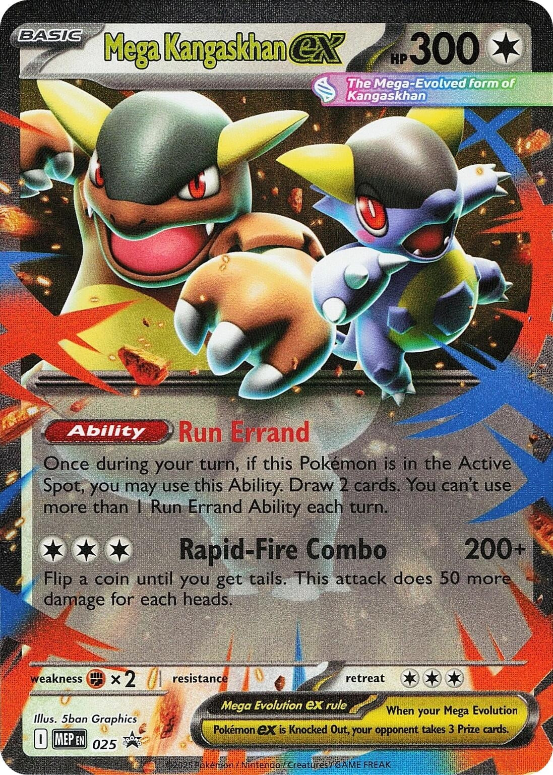 Image for Mega Kangaskhan ex - 025 (025) (ME: Mega Evolution Promo) - Pokemon