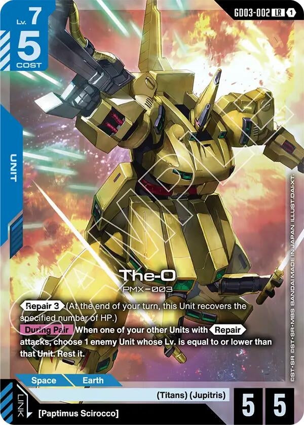 Image for The-O (GD03-002) (Steel Requiem) (GD03) - Gundam Card Game