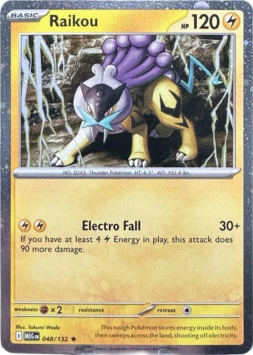 Raikou - 048/132 (Cosmos Holo) (048/132) (Miscellaneous Cards & Products)