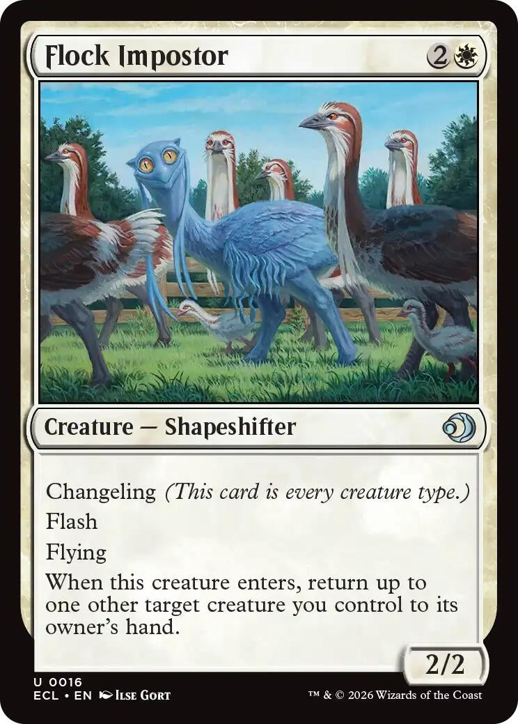 Image for Flock Impostor (16) (Lorwyn Eclipsed) - Magic: The Gathering