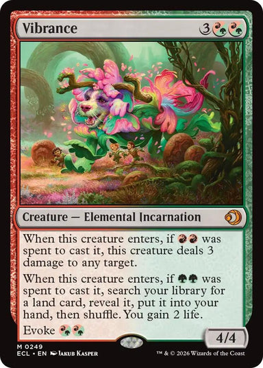 Image for Vibrance (249) (Lorwyn Eclipsed) - Magic: The Gathering