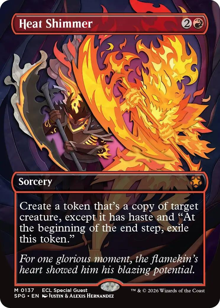 Image for Heat Shimmer (Borderless) (137) (Special Guests) - Magic: The Gathering