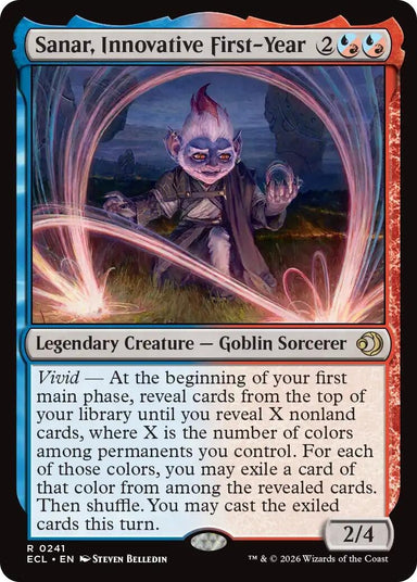 Image for Sanar, Innovative First-Year (241) (Lorwyn Eclipsed) - Magic: The Gathering