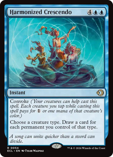 Image for Harmonized Crescendo (54) (Lorwyn Eclipsed) - Magic: The Gathering