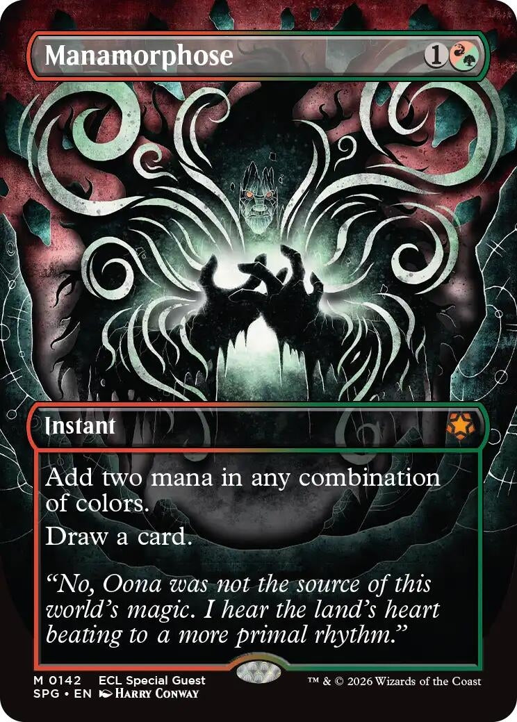 Image for Manamorphose (Borderless) (142) (Special Guests) - Magic: The Gathering