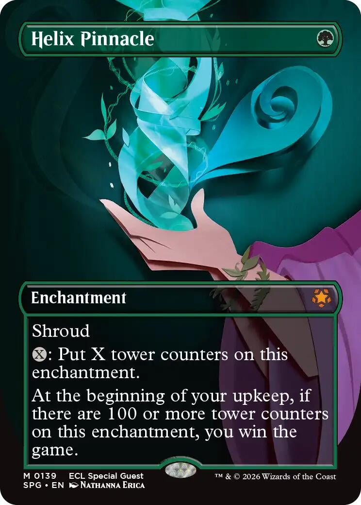 Image for Helix Pinnacle (Borderless) (139) (Special Guests) - Magic: The Gathering
