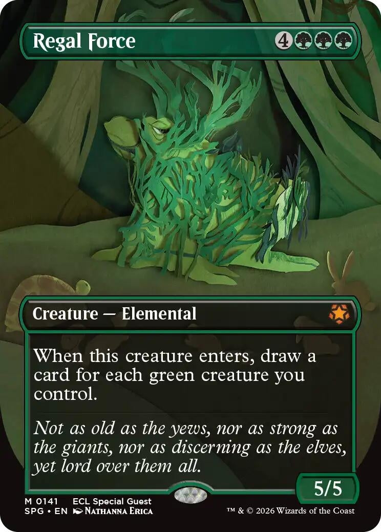 Image for Regal Force (Borderless) (141) (Special Guests) - Magic: The Gathering