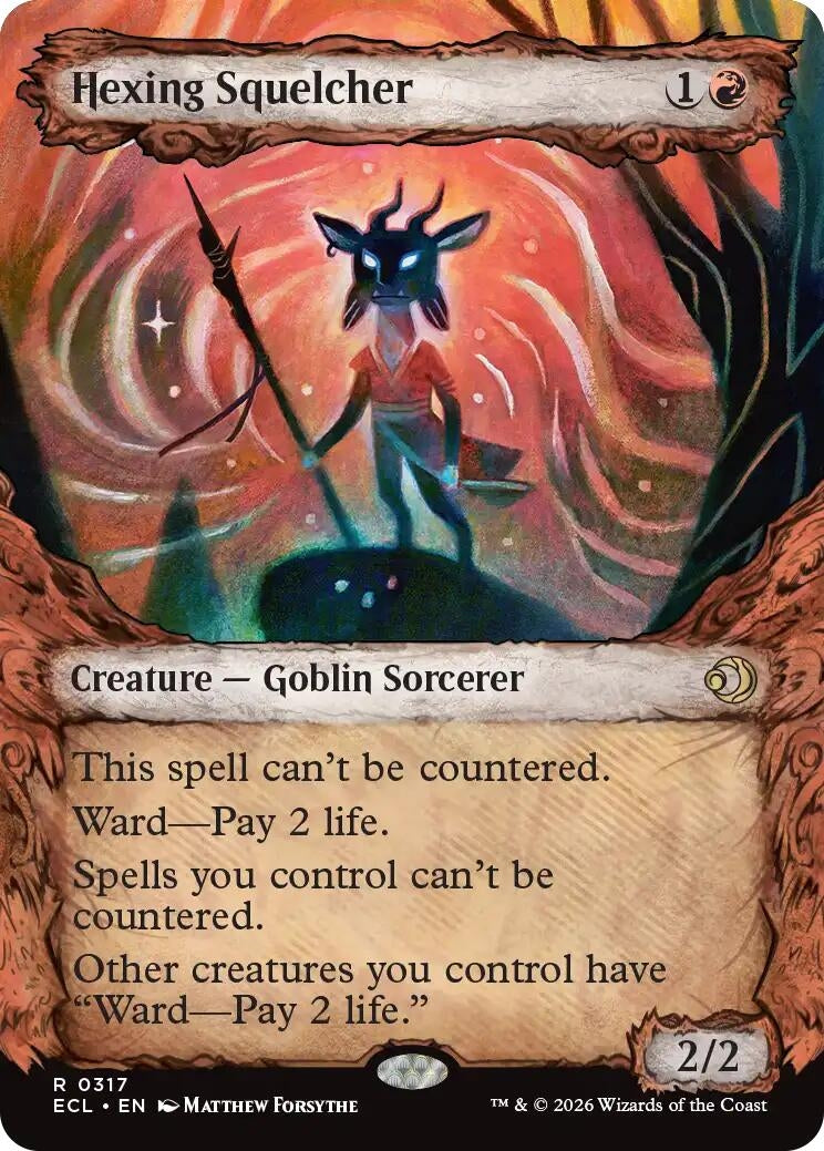 Image for Hexing Squelcher (Showcase) (317) (Lorwyn Eclipsed) - Magic: The Gathering