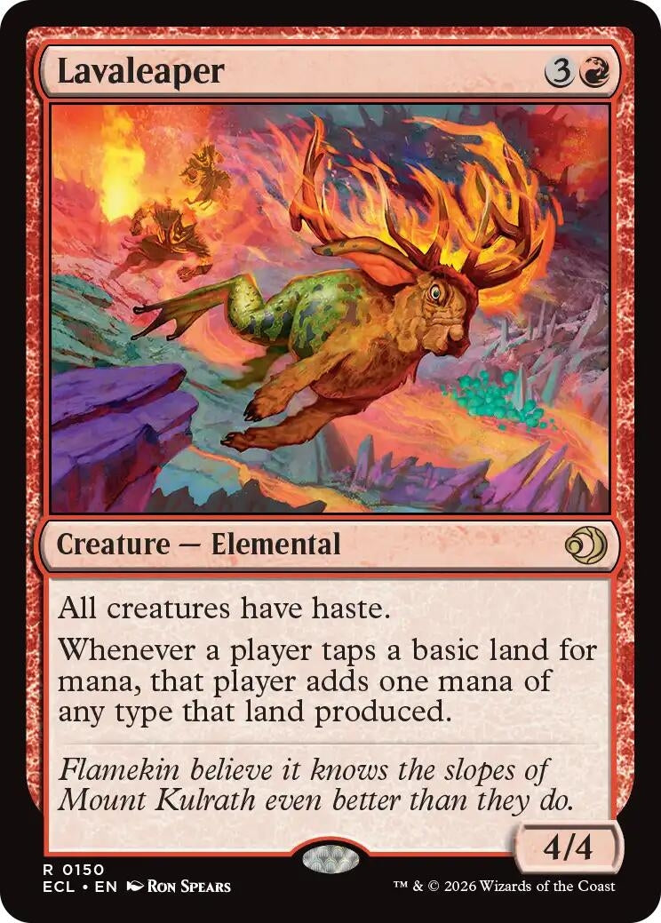 Image for Lavaleaper (150) (Lorwyn Eclipsed) - Magic: The Gathering