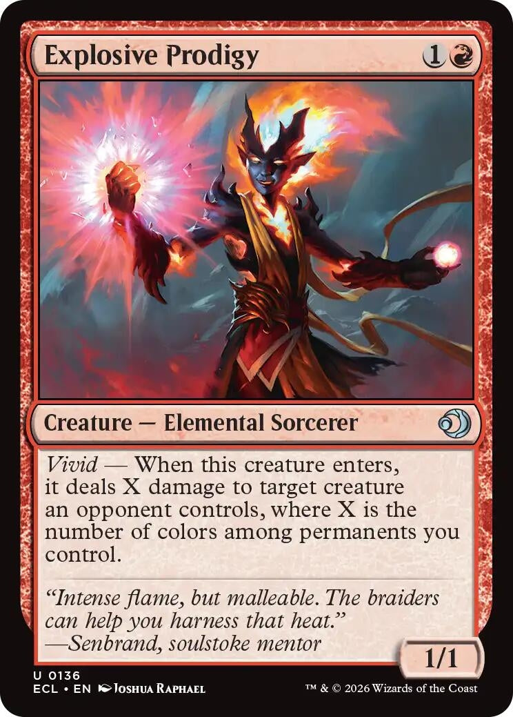 Image for Explosive Prodigy (136) (Lorwyn Eclipsed) - Magic: The Gathering