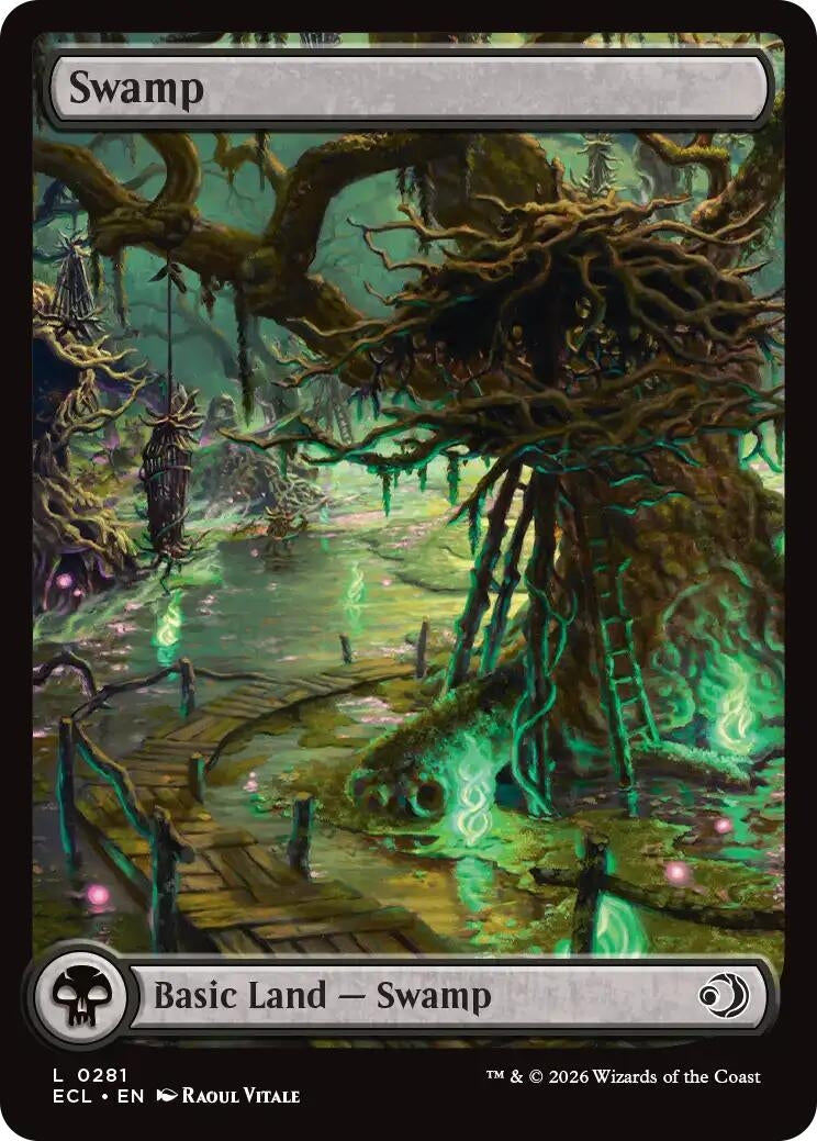 Image for Swamp (0281) (281) (Lorwyn Eclipsed) - Magic: The Gathering