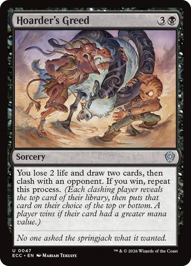 Image for Hoarder's Greed (47) (Lorwyn Eclipsed) - Magic: The Gathering