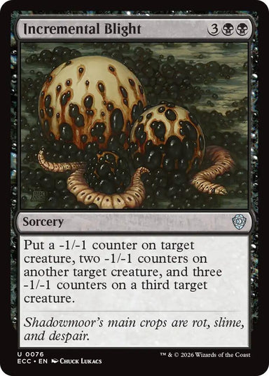 Image for Incremental Blight (76) (Lorwyn Eclipsed) - Magic: The Gathering