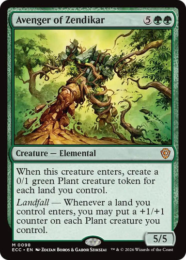 Image for Avenger of Zendikar (98) (Lorwyn Eclipsed) - Magic: The Gathering