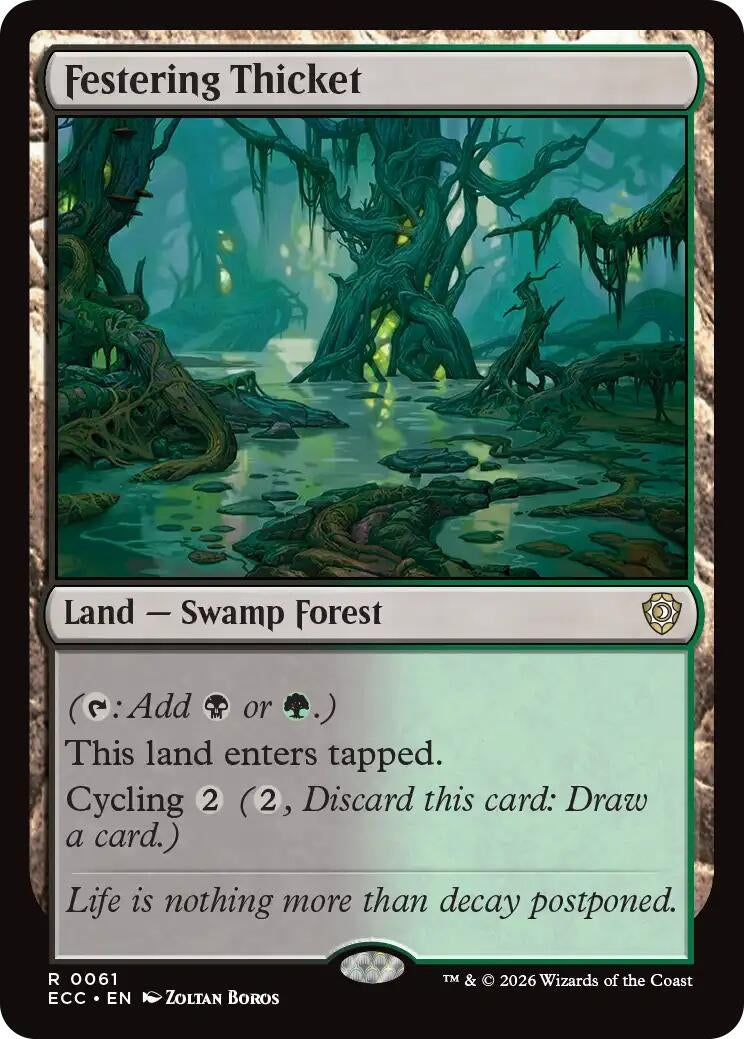 Image for Festering Thicket (61) (Lorwyn Eclipsed) - Magic: The Gathering