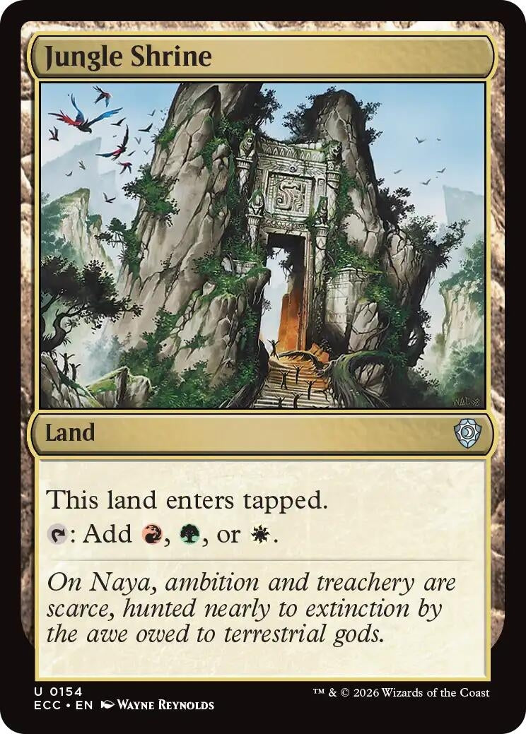 Image for Jungle Shrine (154) (Lorwyn Eclipsed) - Magic: The Gathering