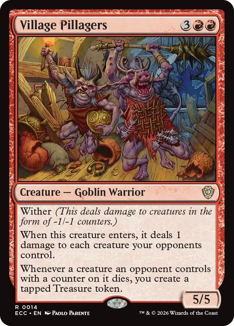 Image for Village Pillagers (14) (Lorwyn Eclipsed) - Magic: The Gathering