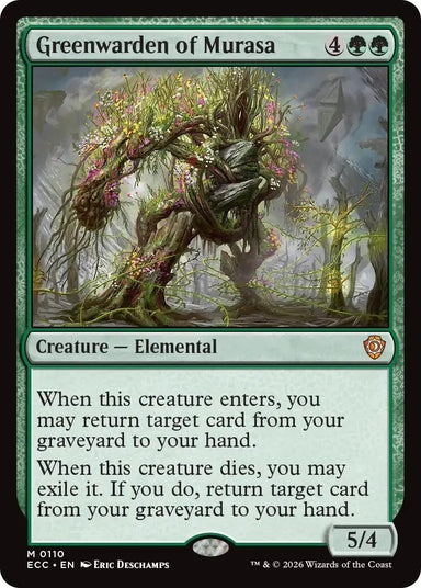 Image for Greenwarden of Murasa (110) (Lorwyn Eclipsed) - Magic: The Gathering