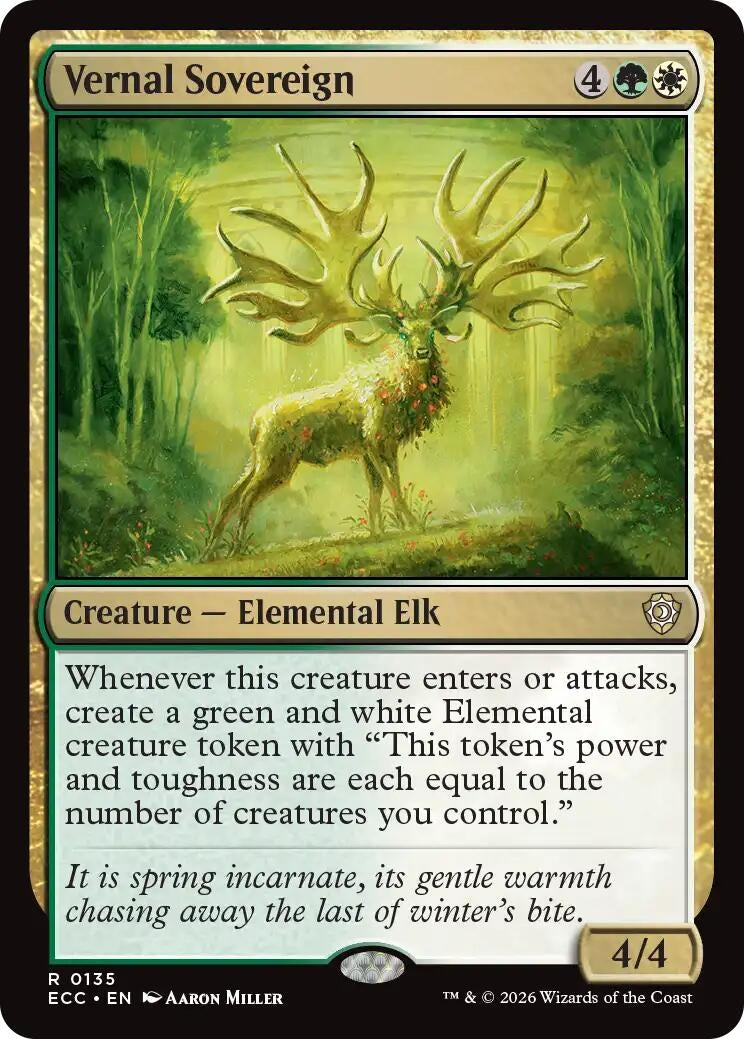 Image for Vernal Sovereign (135) (Lorwyn Eclipsed) - Magic: The Gathering