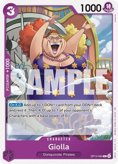 Image for Giolla (OP14-064) (The Azure Sea's Seven) - One Piece Card Game