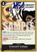 Image for Crescent Cutlass (OP14-098) (The Azure Sea's Seven) - One Piece Card Game
