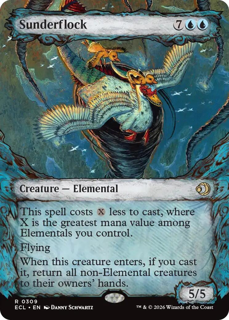 Image for Sunderflock (Showcase) (309) (Lorwyn Eclipsed) - Magic: The Gathering
