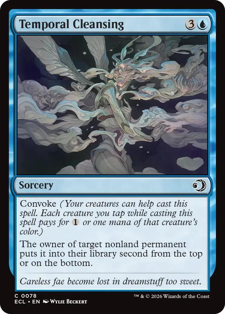 Image for Temporal Cleansing (78) (Lorwyn Eclipsed) - Magic: The Gathering