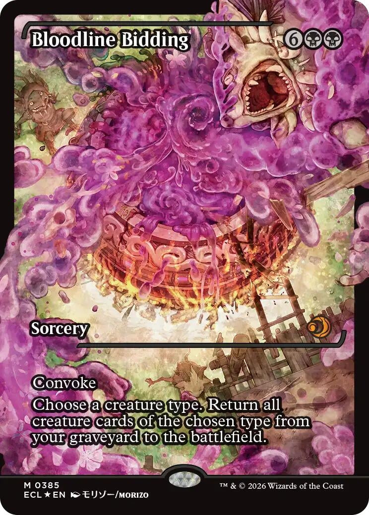 Image for Bloodline Bidding (Showcase) (385) (Lorwyn Eclipsed) - Magic: The Gathering